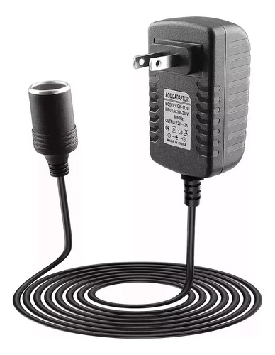 Adaptador Enchufe Corriente Conector Tipo Cigarrera Carro 