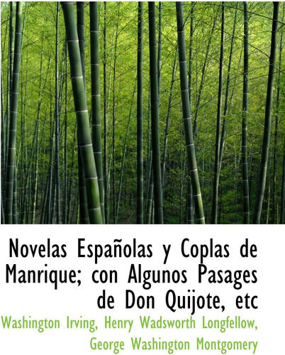 Libro: Novelas Españolas Y Coplas De Manrique; Con Algunos P