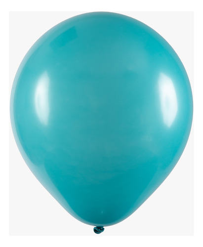 Balão Redondo 24 Diversas Cores 3 Unidades Art Latex Cor Azul-turquesa