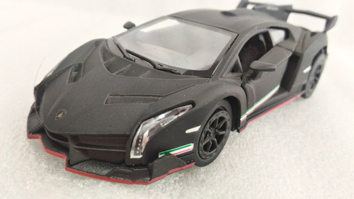 Lamborghini Veneno Negro Mate, Escala 1/36, 11cms, Metálico | MercadoLibre