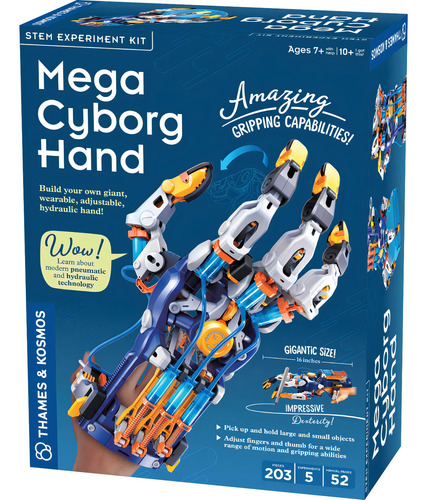 Thames & Kosmos Mega Mano Cyborg Stem - Kit De Experimento . Color Azul
