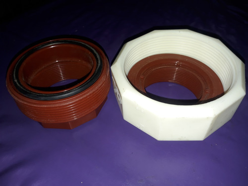 Union Doble Hembrahembra Plastico 2 Pulgadas J3l.no Se Envia