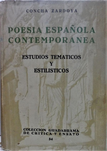 Poesia Española Contemporanea Concha Zardoya