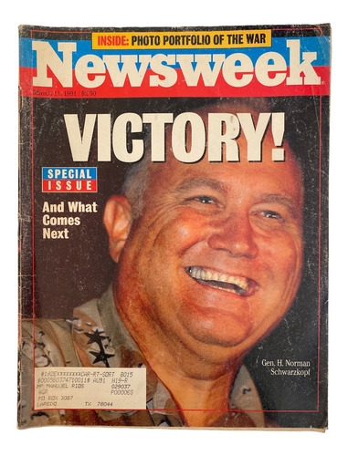 Revista Newsweek Usa Marzo 1991 Victory Guerra Golfo Persico