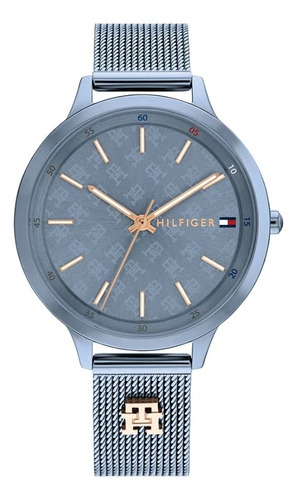 Reloj Tommy Hilfiger Th1782589 Dama Acero Celeste 