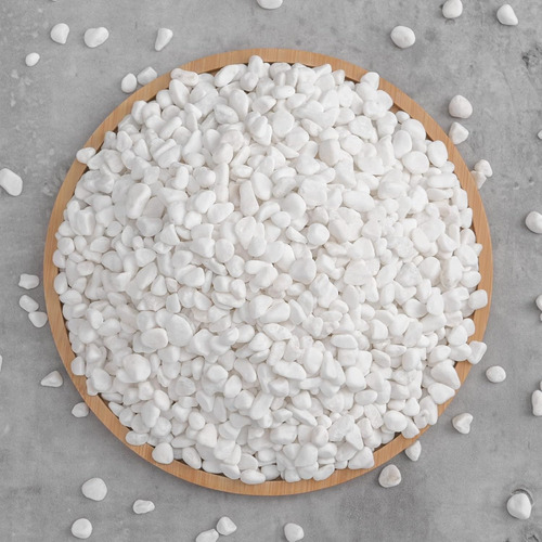 Piedra Para Decorar Macetas Y Peceras, Piedra Blanca 5kg