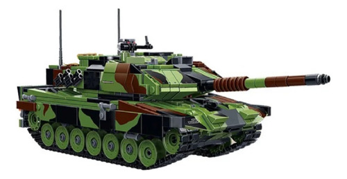 Tanque Militar Moderno Leopard 2a6 Para Armar 1249 Pzs