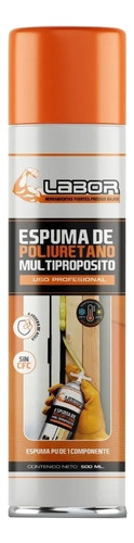 Espuma De Poliuretano Expandido En Aerosol De 500ml Sellar