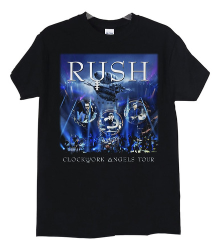 Polera Rush Clockwork Angels Tour Rock Abominatron