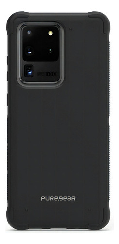 Funda delgada Puregear para Galaxy S20+ 6.7, color transp/negro