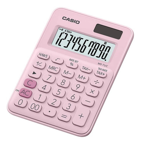 Imagen 1 de 1 de Calculadora De Mesa Casio Ms7ucpk 10 Dígitos