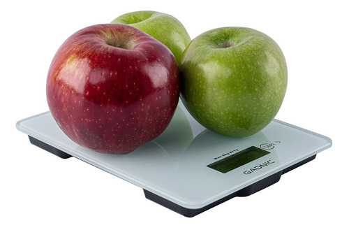Báscula Digital De Cocina 1gr A 5kg Gadnic Bascula Gramera Capacidad máxima 5000 g Color Blanco