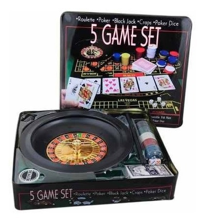 5 Juegos Casino Ruleta Poker Blackjack Poker Dados 8160-0801