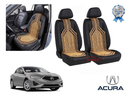 Par Cubre Respaldos Bolitas De Madera Acura Ilx 2019