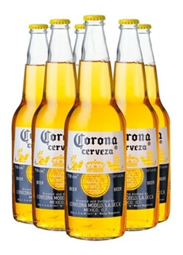 Promo Cerveza Corona 710 Ml X 6 Unidades