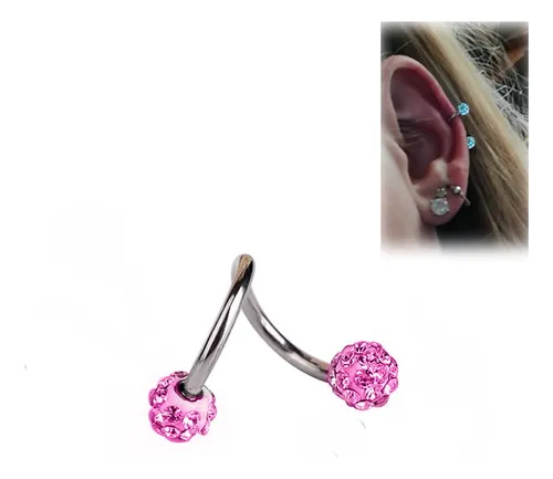 Piercing Acero Inoxidable Espiral S Helix Tragus