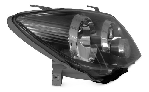 Par Farol Hilux Sw4 2005 2006 2007 2008 Mascara Negra