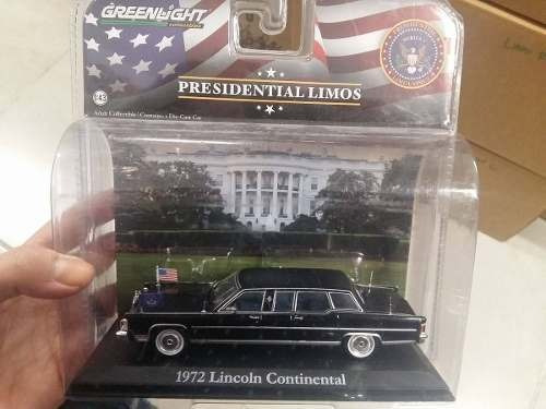 1972 Lincoln Continental Limo Greenlight Pres.reagan 1:43