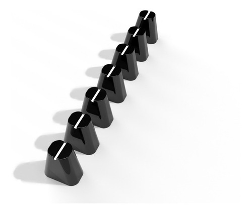 Kit Knob Deslizante Equalizador Tojo Gr 600 - Black / Preto