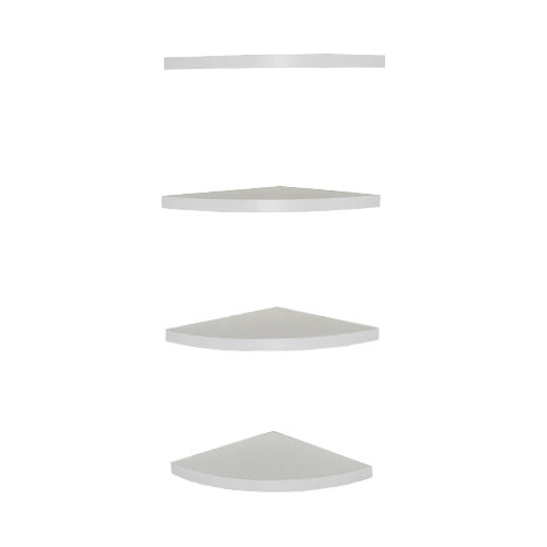 Kit 4 Prateleira De Canto Mdf Parede Suspensa Objetos Oferta