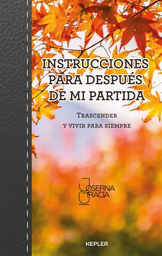 Instrucciones Para Después De Mi Partida - Josefina Gracia