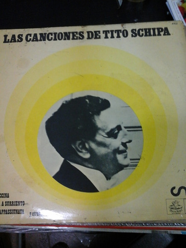 Vinilo 4953 - Las Canciones De Tito Schipa - Odeon 