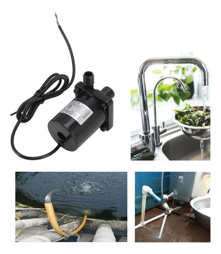 Bomba De Agua Sin Escobillas Dc Mini Sumergible De Baja Pote