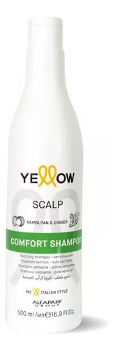 Shampoo Yellow Scalp Comfort En Botella De 500 Ml