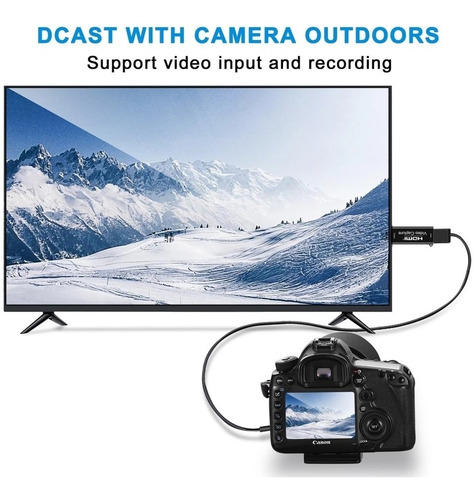 Imagen 7 de 10 de Capturadora De Video Hdmi A Usb 2.0 1080p Full Hd Streaming