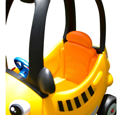 Auto Andador Pata Pata Coupe Construcción Color Amarillo