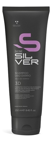 Shampoo Silver Platinum Colors 3d Felithi Produtos  Cabelos 