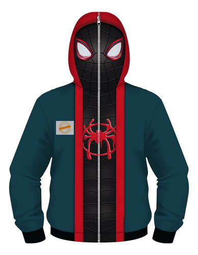 Lt Chaqueta Spider - Man Para Máscaras Infantiles De Hallowe