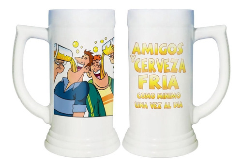 Chopp Jarro Polímero  Día Del Amigo Amiga Regalo Original 