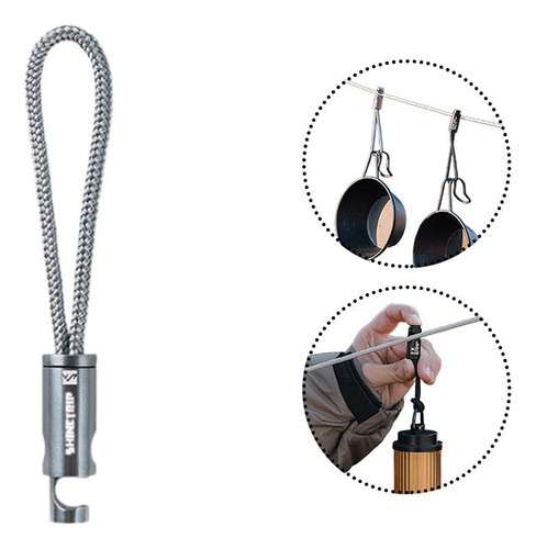 T Hebilla Para Acampar La Tienda De Cuerda Hebilla Estilo D