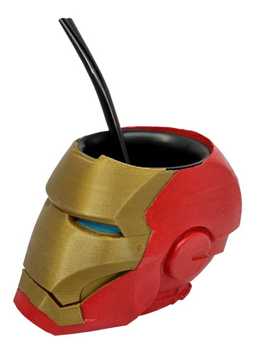 Mate Iron Man Con Bombilla De Regalo! Impresion 3d Avengers