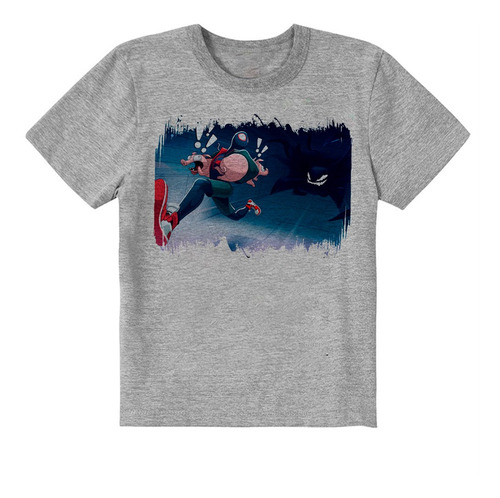 Camiseta Infantil Cinza Miles Morales