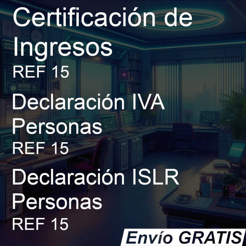 Contador Público, Certificación De Ingresos, Iva, Islr, Etc