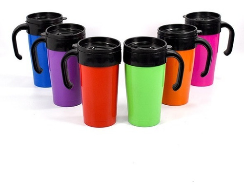 Jarro Vaso Térmico Con Manija 400ml X4 Unds - Sheshu Home