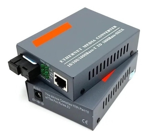 NetLink HTB-3100AB convertidor de fibra óptica Par10/100/1000 de 25 km Um (par) Half Duplex Monomodo