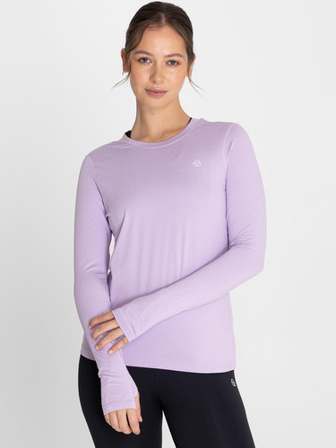 Polera Primera Capa Mujer First Layer Lila Bsoul