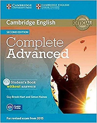 Libro: Complete Advanced St-key+cd Spanish Speakers. Vv.aa. 