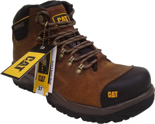 Bota Caterpilar Coolant dieléctrica con casquillo de acero Color Café -  Número 27