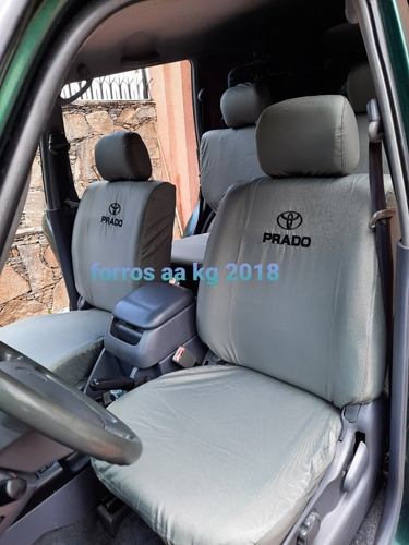 Forros De Asientos Impermeables Toyota Prado 3fila 2000 2008