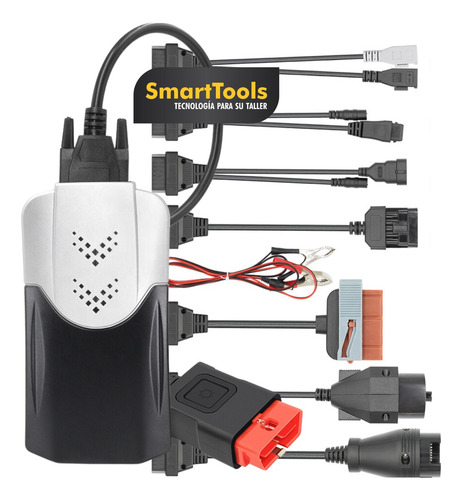 Kit Scanner Compatible Delphi Ds150 + Kit Obd Cable Livianos