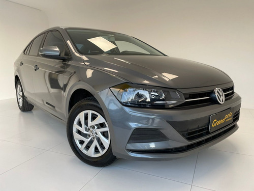 Imagem 2 de 13 de Volkswagen Virtus 2020 1.6 Msi Total Flex Manual Cinza Comp