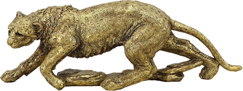 Yhhresinhome Estatua De Leopardo Realista Antigua De 11 PuLG