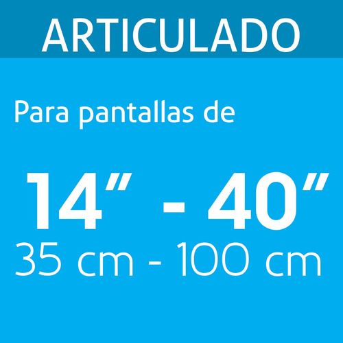 Soporte Para Pantallas 14 A 40 Mov. Angular/articulado 48428