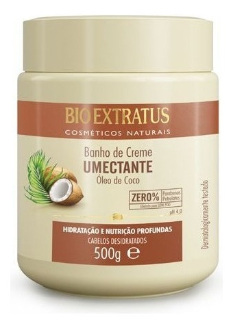 Banho de Creme Bio Extratus 500g Umecatante Coco