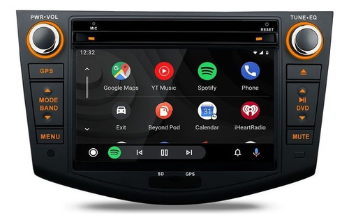 Android 10 Dvd Gps Toyota Rav4 2006-2012 Mirror Link Carplay