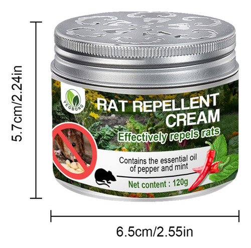 Nuevo Crema Repelente For Ratones Que Mantiene Alejados A
